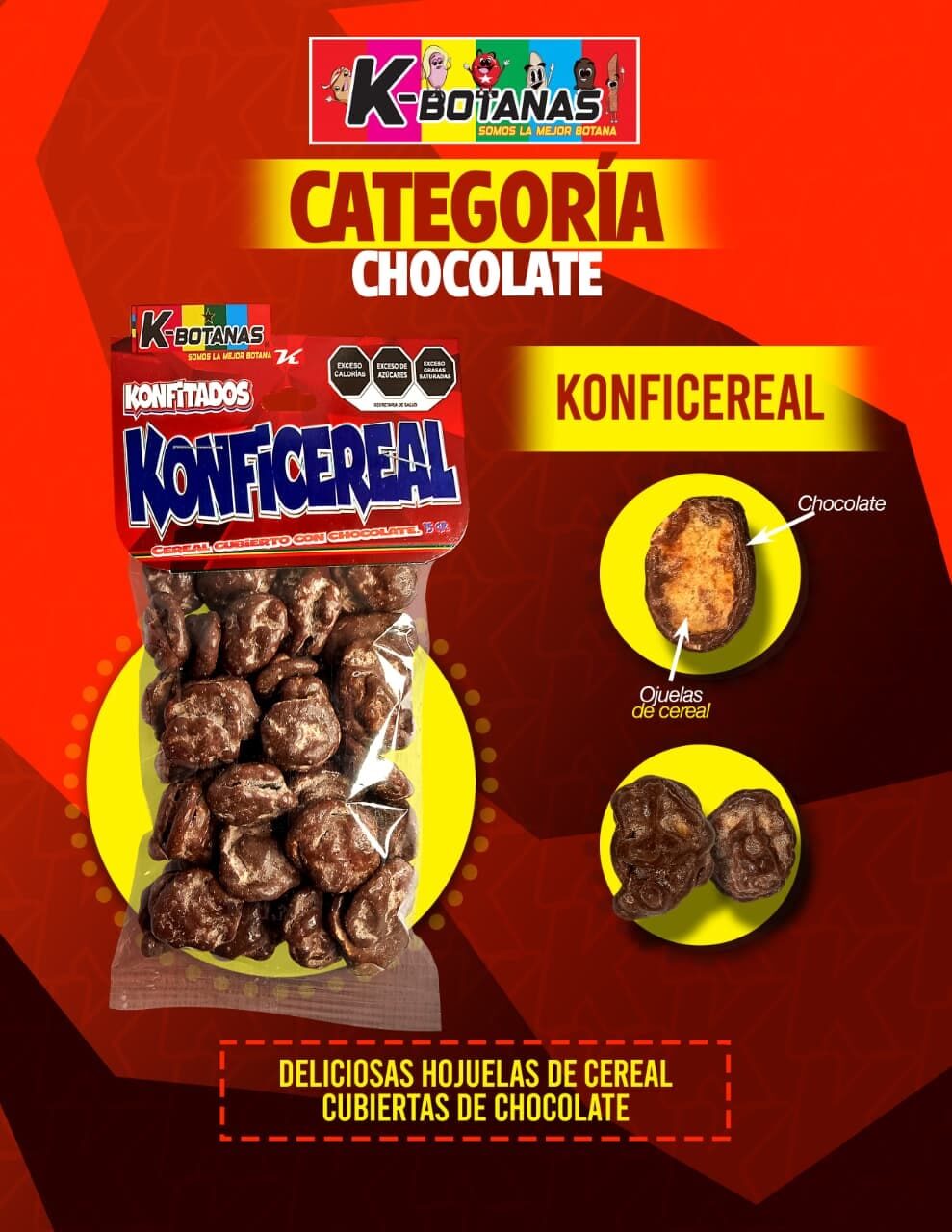 Konficereal 75g al mayoreo